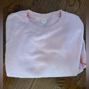 Cute pink sweatshirt. Classic. Plain front. Size medium. Great condition.
